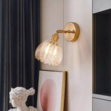 Freya Lotus Glass Wall Light - Elegant Floral Art Deco Sconce
