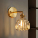 Freya Lotus Glass Wall Light - Elegant Floral Art Deco Sconce