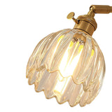 Freya Lotus Glass Wall Light - Elegant Floral Art Deco Sconce