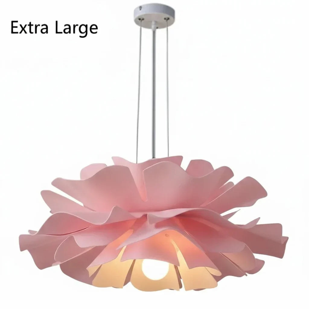 Nordic Lotus Flower Pendant Light - Modern Elegant Floral Chandelier