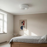 Halcyon Modern Bauhaus Glass Ceiling Lamp | Minimalist Round Light