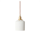 Hecate Pleated Ceramic Pendant Light | Modern Scandinavian Hat Design