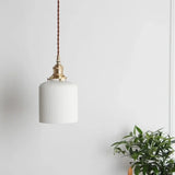 Hecate Pleated Ceramic Pendant Light | Modern Scandinavian Hat Design