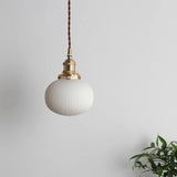 Hecate Pleated Ceramic Pendant Light | Modern Scandinavian Hat Design