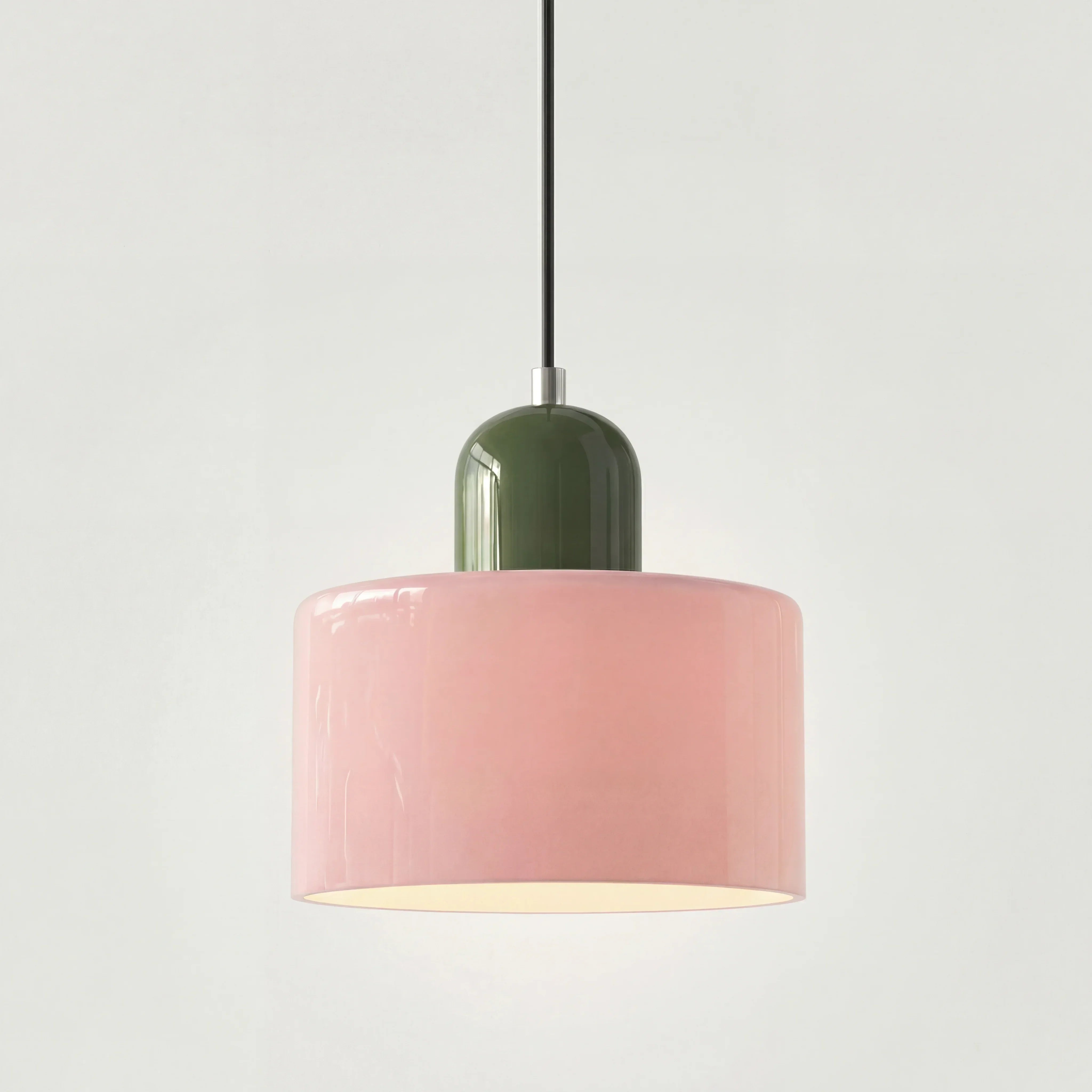 Keeve Morandi Small Glass Pendant Light | Modern Bauhaus Minimalist Lamp