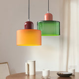 Keeve Morandi Small Glass Pendant Light | Modern Bauhaus Minimalist Lamp