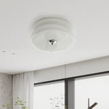Lea Art Deco Round Ceiling Lamp - Elegant Glass Flush Mount Lighting