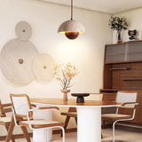 Lysandra Japandi Travertine Stone Pendant Light | Minimalist Natural Stone