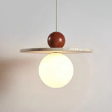 Lysira Scandinavia Travertine Disc Pendant Light | Minimalist Stone Lamp