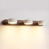 Lysvalen Japandi Rotable Travertine Wall Light - Natural Stone Sconce