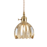 Marlee Petite Glass Flower Pendant Light | Elegant Floral Glass Chandelier