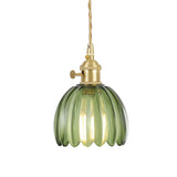 Marlee Petite Glass Flower Pendant Light | Elegant Floral Glass Chandelier