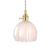 Marlee Petite Glass Flower Pendant Light | Elegant Floral Glass Chandelier