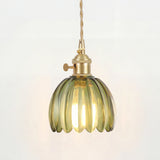 Marlee Petite Glass Flower Pendant Light | Elegant Floral Glass Chandelier