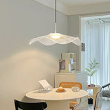 Anwen Nordic Lotus Leaf LED Pendant Light - Modern Acrylic Chandelier