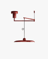 Orion Adjustable Swing Arm Acrylic Disc Pendant Light | Modern Minimalist