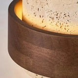 Orvina Travertine Pendant Light - Japandi Wabi-Sabi Stone Kitchen Island Lamp