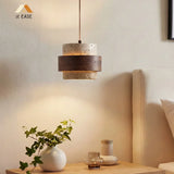 Orvina Travertine Pendant Light - Japandi Wabi-Sabi Stone Kitchen Island Lamp