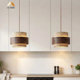 Orvina Travertine Pendant Light - Japandi Wabi-Sabi Stone Kitchen Island Lamp