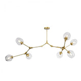Polak Branching Glass Pendant Light | Modern Mid-Century Chandelier