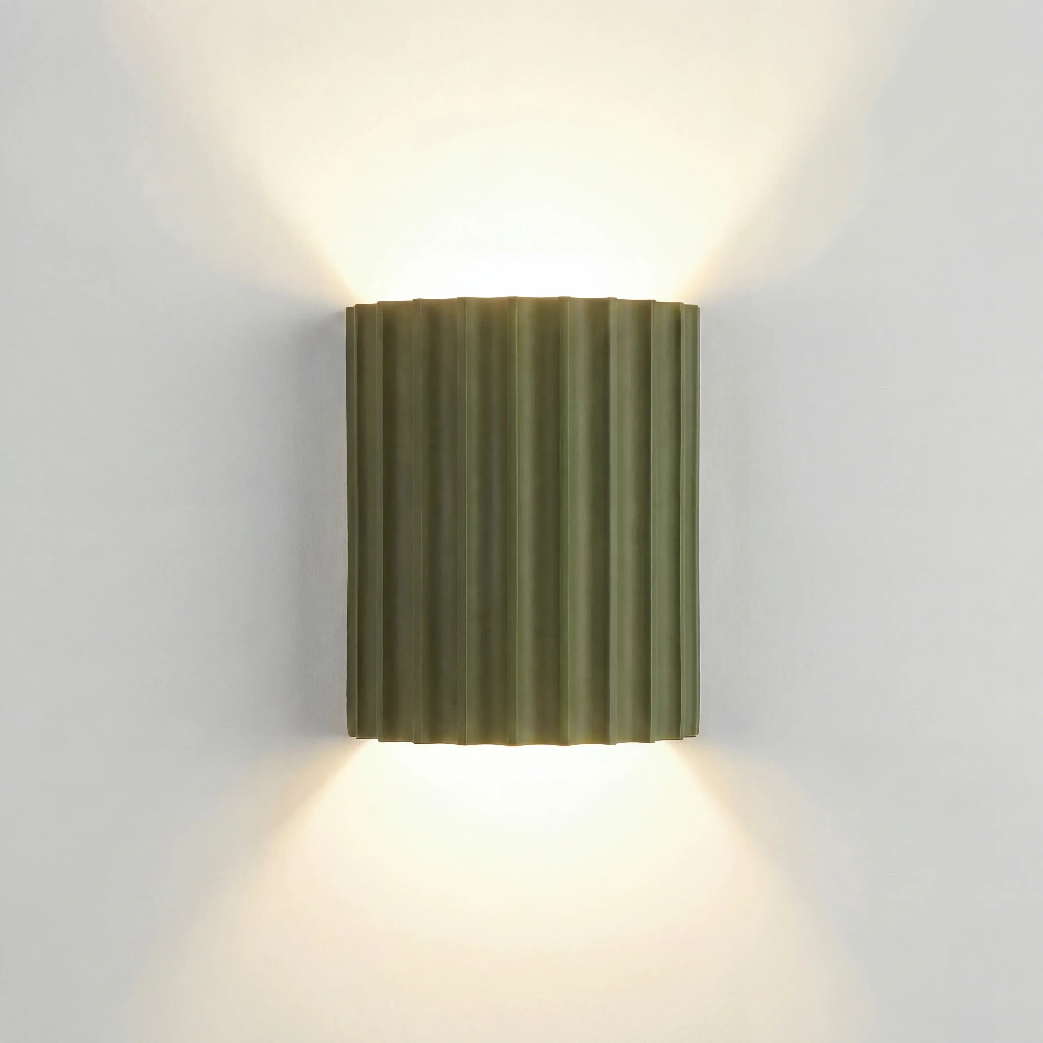 Rhea Resin Ribbed Wall Sconce - Minimalist Modern Interior Wall Lamp