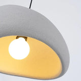 Khmara Wabi-Sabi Cloud Pendant Lamp | Organic Resin Dome Light - Ailampplus