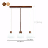 Bragi 3-Light White Ribbed Glass Pendant Lamp | Modern Dining Room Light