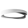 Solvane Minimalist Double Ring LED Ceiling Light | Modern Flush Mount Lamp