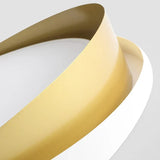 Solvane Minimalist Double Ring LED Ceiling Light | Modern Flush Mount Lamp