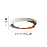 Solvane Minimalist Double Ring LED Ceiling Light | Modern Flush Mount Lamp