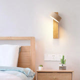 Thales Travertine Rotatable Wall Lamp - Japandi Natural Stone Sconce