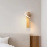 Thales Travertine Rotatable Wall Lamp - Japandi Natural Stone Sconce