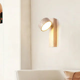 Thales Travertine Rotatable Wall Lamp - Japandi Natural Stone Sconce
