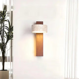Thales Travertine Rotatable Wall Lamp - Japandi Natural Stone Sconce