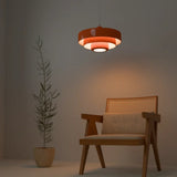 Hind Bauhaus Triple Layer Disc Pendant Light - Modern Macaron Design