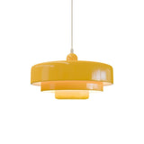 Hind Bauhaus Triple Layer Disc Pendant Light - Modern Macaron Design
