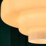 Valenra Macaron Orange Glass Pendant Light | Mid-Century Tiered Lamp
