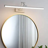 Virelle Adjustable LED Mirror Wall Light | Modern Minimalist Vanity Sconce