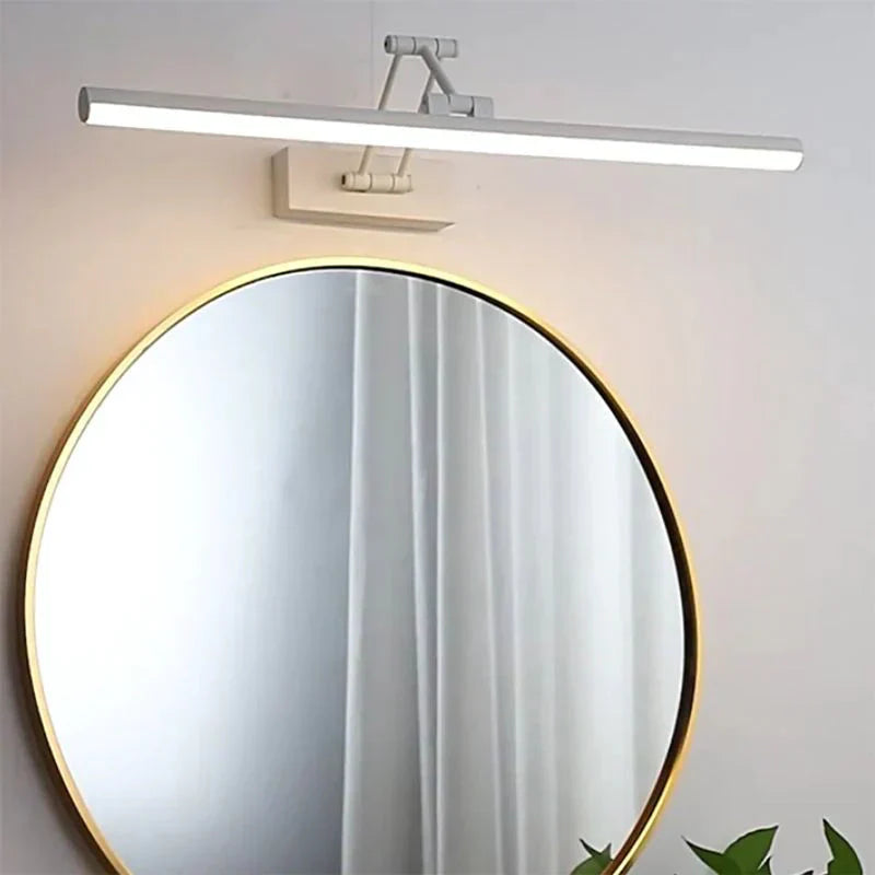 Virelle Adjustable LED Mirror Wall Light | Modern Minimalist Vanity Sconce