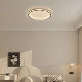 Zev Modern Round Hollow LED Ceiling Light - Minimalist Flush Mount