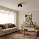 Zora Minimalist Porcelain Ceiling Light | Scandinavian Flush Mount