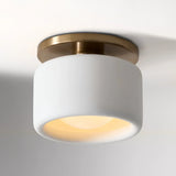 Zora Minimalist Porcelain Ceiling Light | Scandinavian Flush Mount