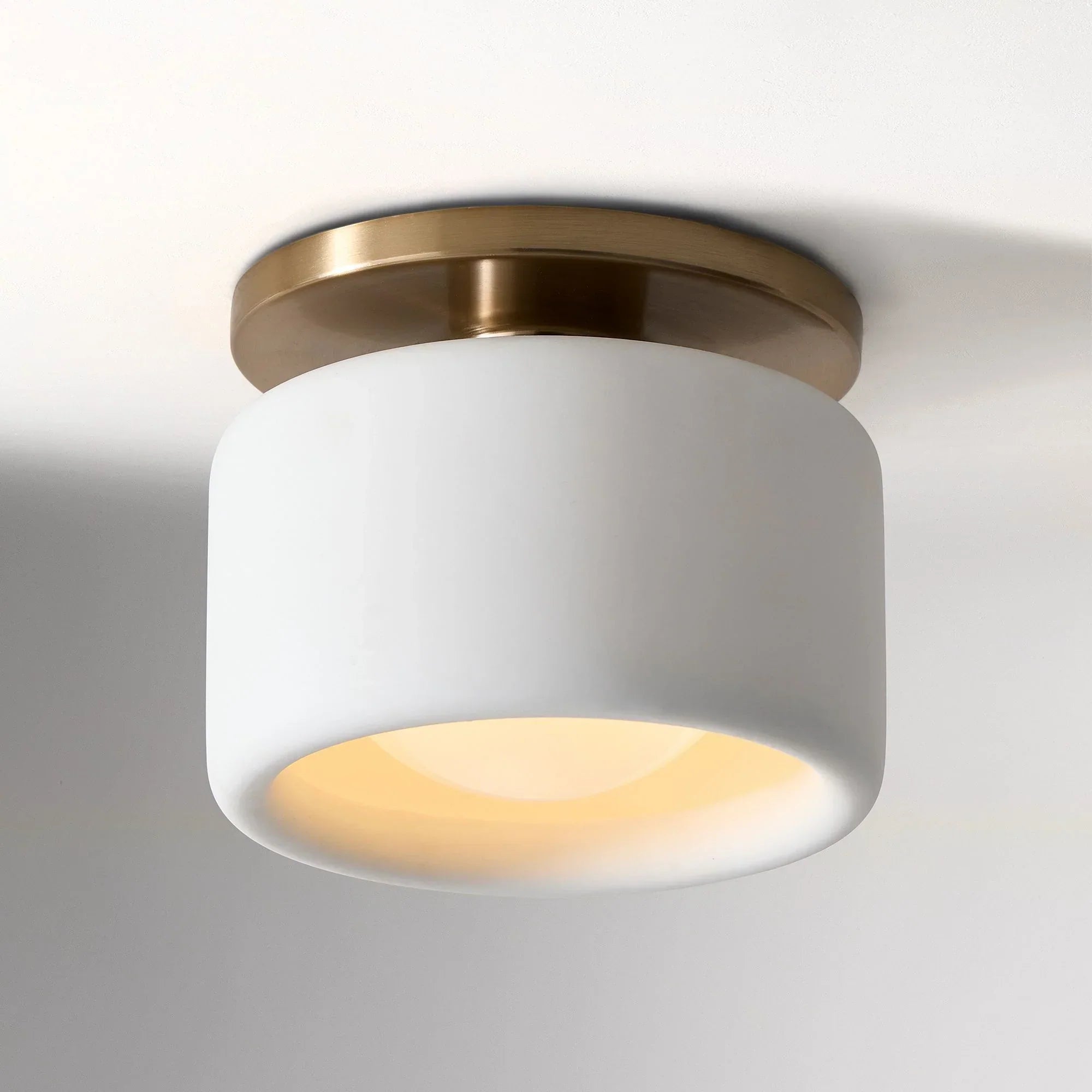 Zora Minimalist Porcelain Ceiling Light | Scandinavian Flush Mount
