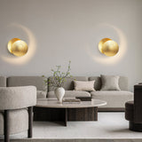 Rothe LED Adjustable Disc Wall Light - Modern Halo Sconce for Home Decor