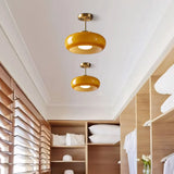 Veda Bauhaus Round Ceiling Light - Mid-Century Modern Flush Mount