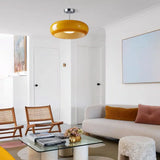 Veda Bauhaus Round Ceiling Light - Mid-Century Modern Flush Mount