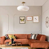 Veda Bauhaus Round Ceiling Light - Mid-Century Modern Flush Mount