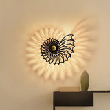 Aegir Nautilus Decorative LED Wall Lamp - Modern Luxury Spiral Sconce