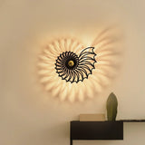 Aegir Nautilus Decorative LED Wall Lamp - Modern Luxury Spiral Sconce