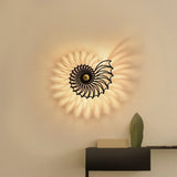 Aegir Nautilus Decorative LED Wall Lamp - Modern Luxury Spiral Sconce